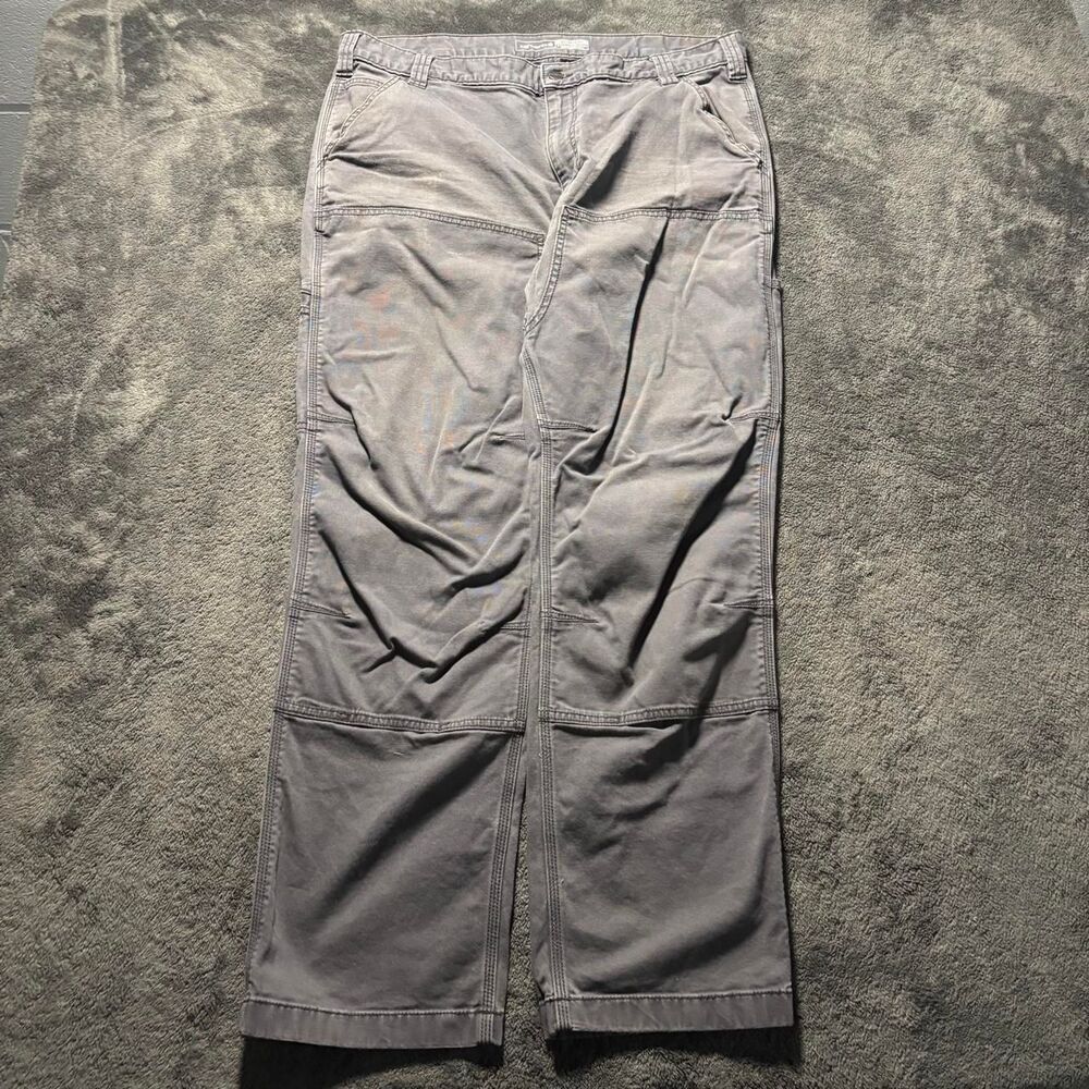 Carhartt Double Knee Utility Pants Men’s 38x32 Gray Workwear